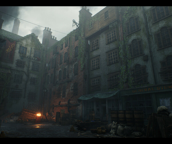 ArtStation - Victorian Decayed Alley Environment / Unreal Engine 4 ...