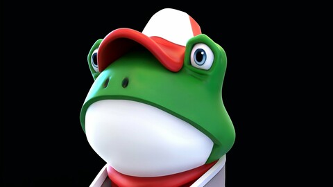 Star Fox - Slippy Toad Bust STL