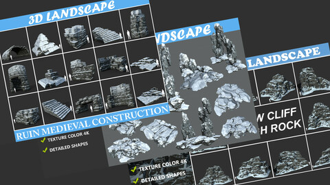 Snow Pack - Special product licensed for Game Guru