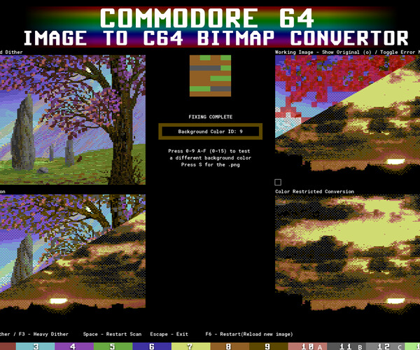 Hãy khám phá C64 Bitmap Fixer để sửa chữa các hình ảnh độ phân giải thấp trên máy tính của bạn và trải nghiệm hình ảnh sắc nét hơn.