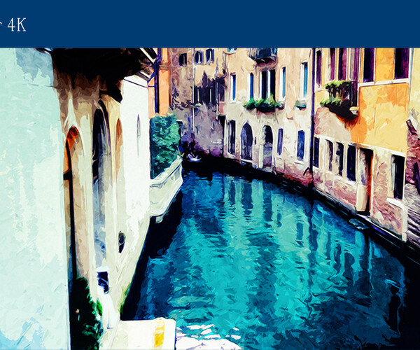 ArtStation - Venetian Canal: License + Wallpaper 4K | Artworks