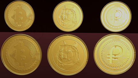 Bitcoin  DogieCoin  ElpetroCoin Pattern