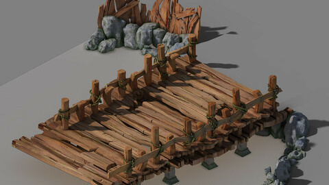 Xiangyang City - Wooden Bridge 01