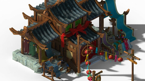 Xiangyang City - dyeing shop 01