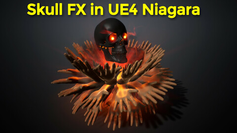Skull Fx in UE4.26 Niagara
