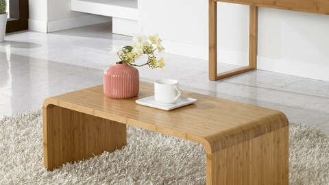 Solid wood round table