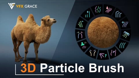 Blender Addon | 3D Particle Brush