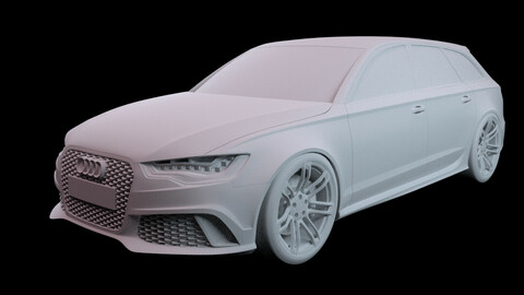 Audi RS6 (3D model base)