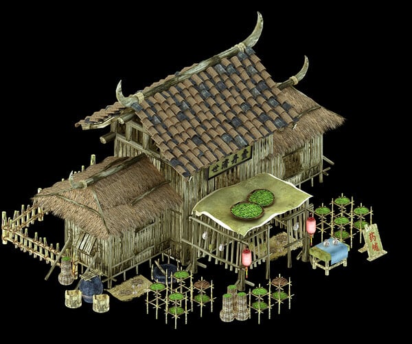 Artstation - Ancient Chinese Architecture - Medical Museum 