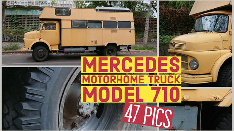 Mercedes Motorhome Truck, model 710, 116 reference images