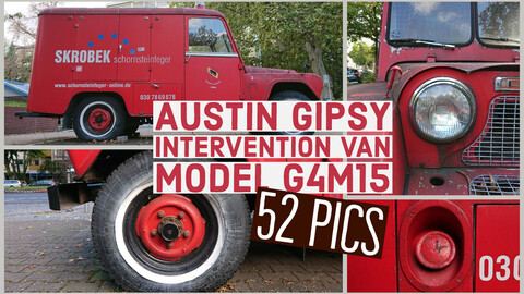 Austin Gipsy Intervention Van, model G4M15 1964, 52 reference images