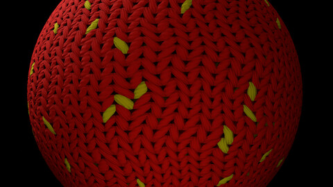 Procedural Knitting Material Shader