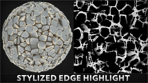 Stylized Edge Highlight - Substance Designer Node