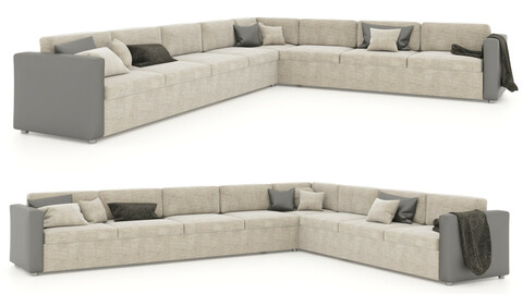 Long Corner Sofa