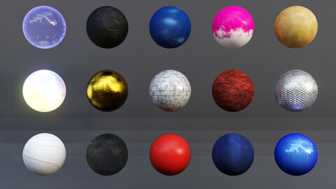 Amazing 25+ Procedural Blender Material Pack