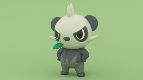 Pancham - Pokemon 3D Print Model