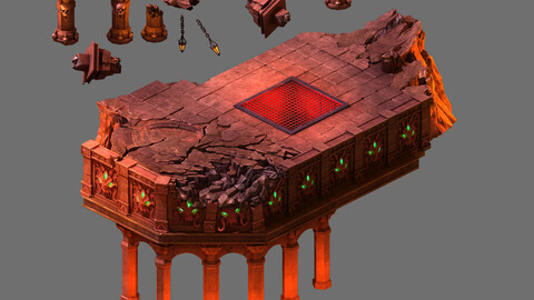 Magma Rift - Pillar Platform 01