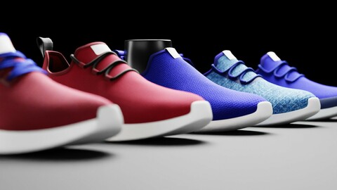 Generic sneakers (5 variations on one base)