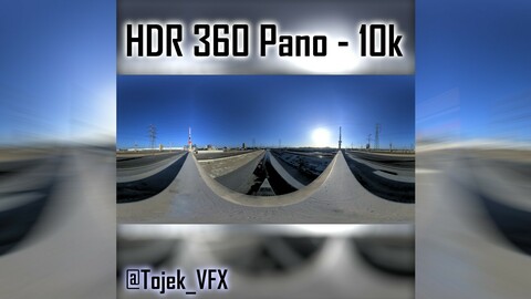 HDR 360 Panorama 1st Street Viaduct DTLA 65 bridge top