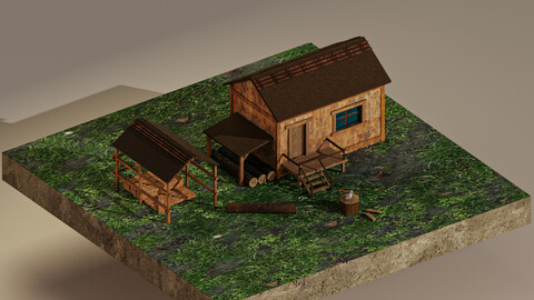 Sawmill Level 1 3D Model