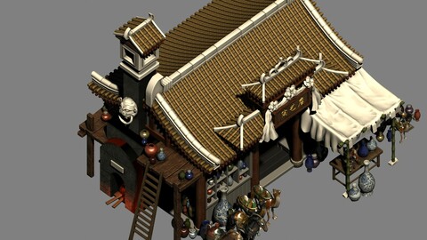 Architecture - Ceramic Pots - Porcelain Shops