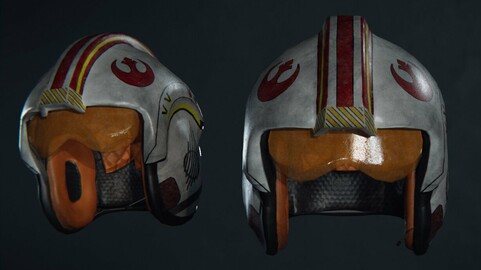 X-wing rebel pilot helmet from Star Wars