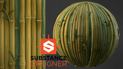 Stylized Bamboo - Substance Designer