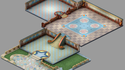 Cartoon Family - Ground 03