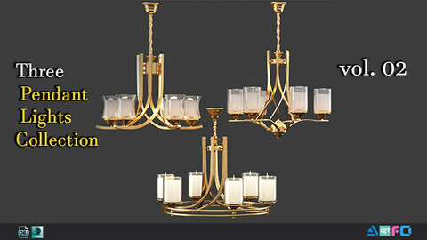 Three Pendant Lights Collection vol. 02