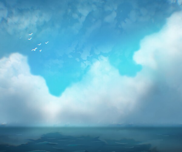 ArtStation 35 Amazing Cloud Brushes for Procreate Brushes