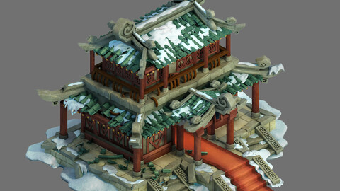 Kunlun Snow Mountain - Broken Building 03