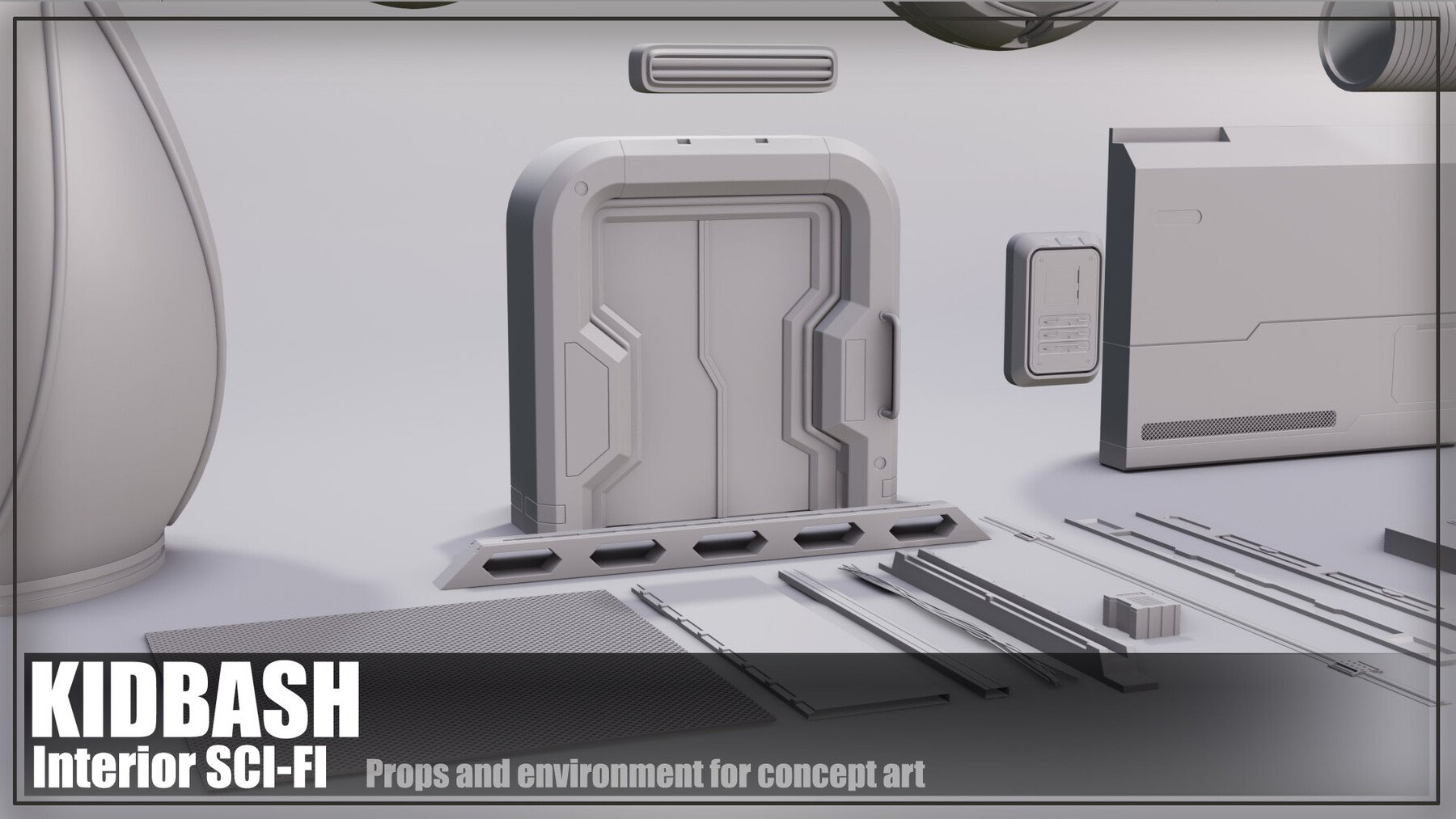 ArtStation - Maintenance facilities Kibash Sci-fi | Resources