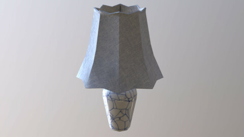 Bedroom Lamp Low Poly PBR