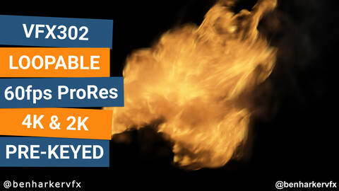 VFX302 - Loopable Fire VFX Asset