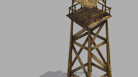 Wooden Building - Watchtower 03