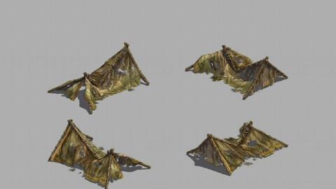 Destruction - Military Camp Tent 02