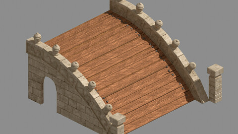 Qing Dynasty Architecture - Stone Bridge 32