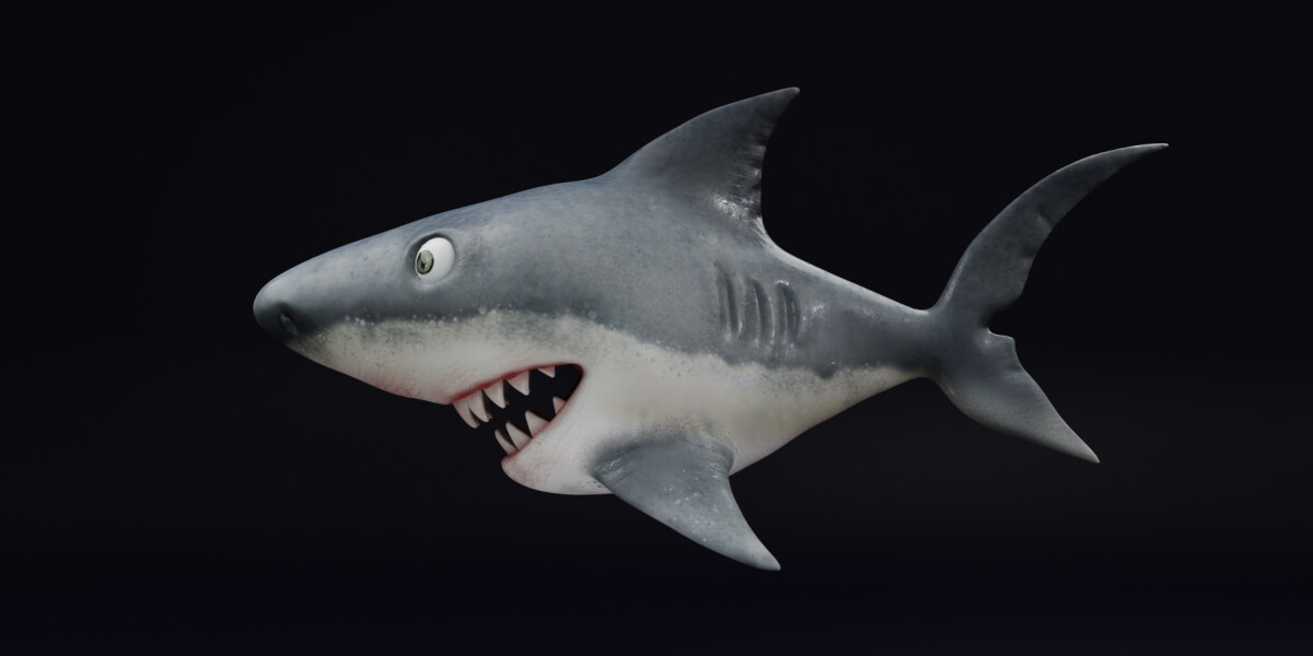 ArtStation - Shark Rigged and Animation in Blender