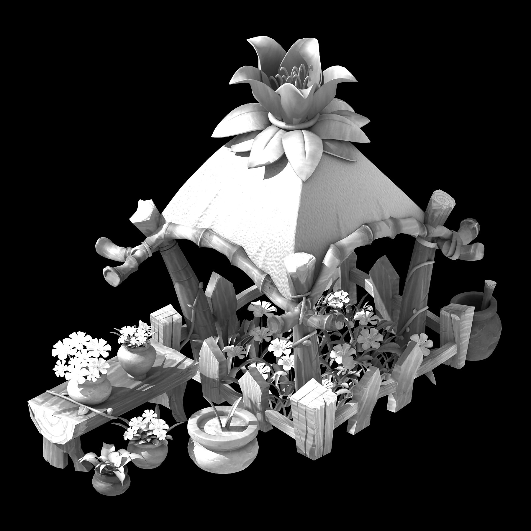 ArtStation City Florist 1 Game Assets