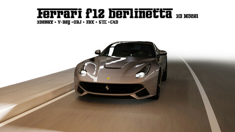 Ferrari f12 berlinetta car 3d model