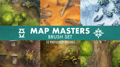 Map Masters Brush Set