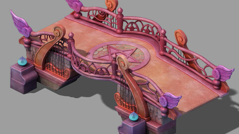 main city - Pink Stone Bridge 02