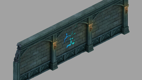 Underground Palace - Palace Wall 01