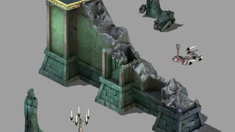 Palace of the Earth - Half-Born Palace Wall 01