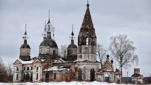 700+ Photos of abandoned villages in Russia, Abandoned churches, interiors, and views from the outside, huts + aerial photos from a quadrocopter