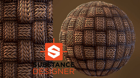 Stylized Fabric Material - Substance Designer