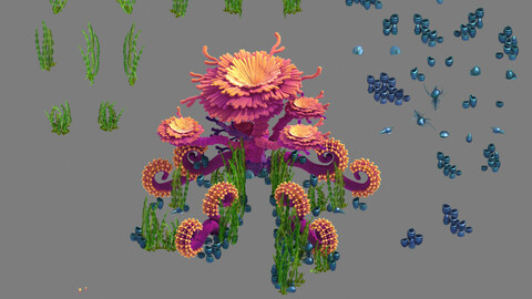 Seabed Plant - Coral Tree 003