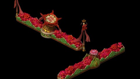 Game model - wedding garden