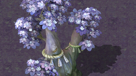 Cartoon hell - soul Flower tree 05