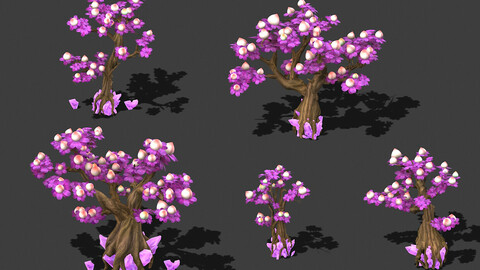 Cartoon Sky City - Xiantao Tree 01